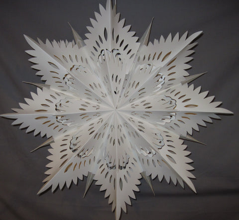 Snowflake Star Lantern, Hanging Decoration, Christmas, Holiday, Hanging Ornaments, Power Cord Included